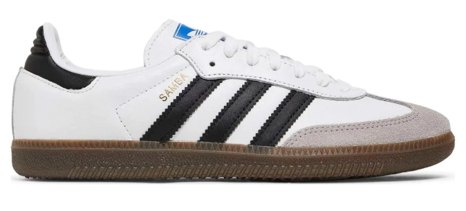 adidas Samba Women's Sneakers – White / Black / Gum