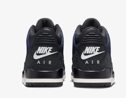 JORDAN X LEVI'S® AJ 3 RETRO - INDIGO GYM RED  (134)