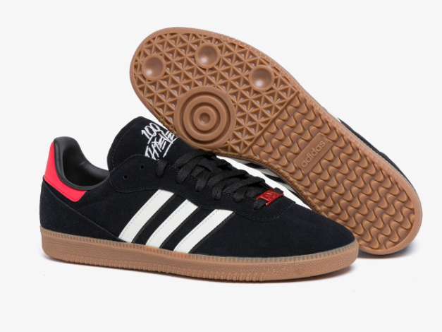 adidas Originals Palos Hills Sneakers – Black / White / Red / Gum