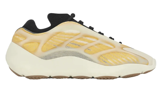 adidas Yeezy 700 V3 Lace-Up Sneakers – Cream Yellow