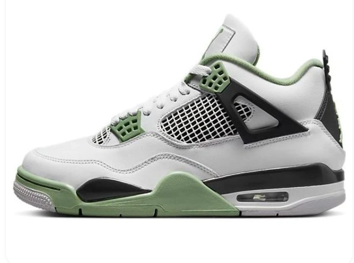 Air Jordan 4 Retro Women's Sneakers - Seafoam (AQ9129-103)