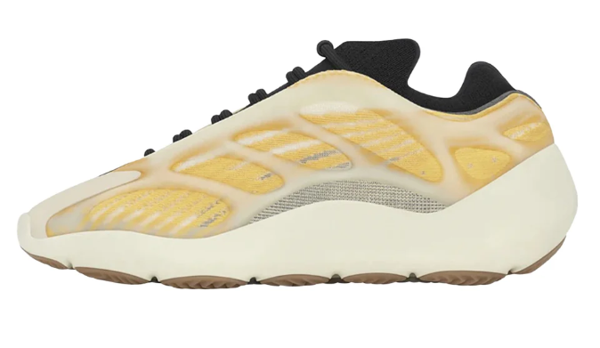 adidas Yeezy 700 V3 Lace-Up Sneakers – Cream Yellow