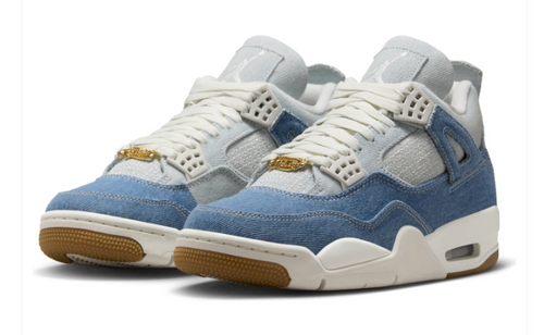 Air Jordan 4 TEX Women's Sneakers - Denim (IB6716-100)