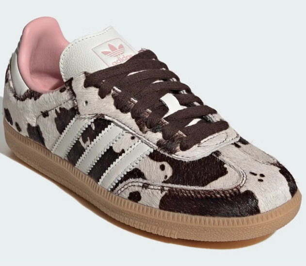 adidas Samba Women's Sneakers – Cow Print