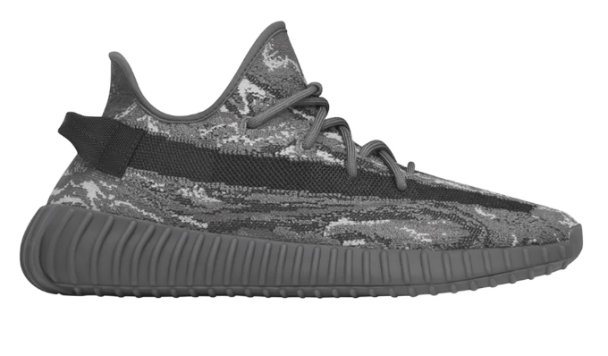 adidas Yeezy Boost 350 V2 Sneakers – Grey/Black
