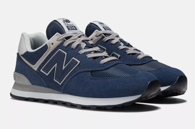 New Balance 574 Core Sneakers – Navy / Grey