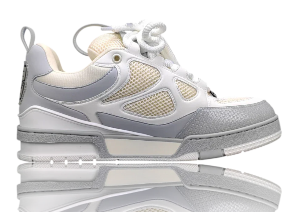 Skate Sneaker - Grey & Cream