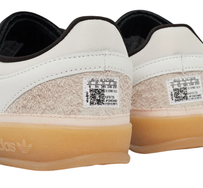 adidas Originals Gazelle Indoor 'Benito' Sneakers – White / Black / Gum