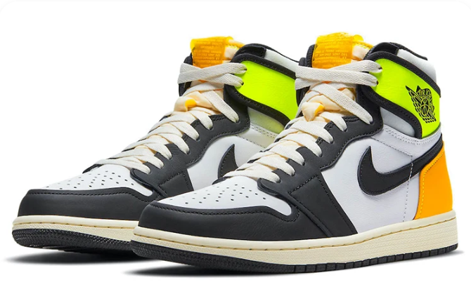 Air Jordan 1 Retro High OG “Volt Gold” 555088-118 (124)