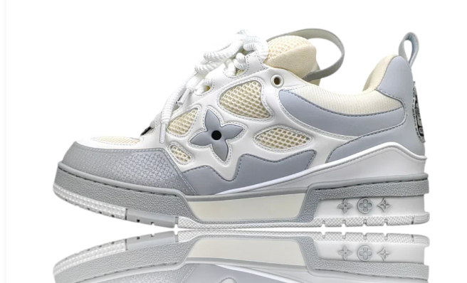 Skate Sneaker - Grey & Cream