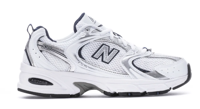 New Balance 530 Women's Wide Sneakers – White / Silver