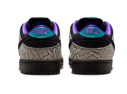 Nike SB Dunk Low Dashawn Jordan – Snakeskin / Black / Fierce Purple