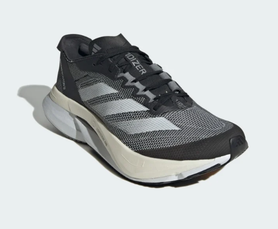 adidas Women's Adizero Boston 12 - Grey & Black