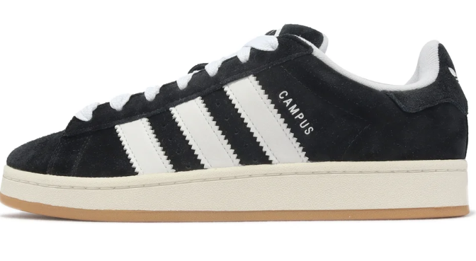 adidas Campus 00s Sneakers – Black / White / Gum | HQ8708